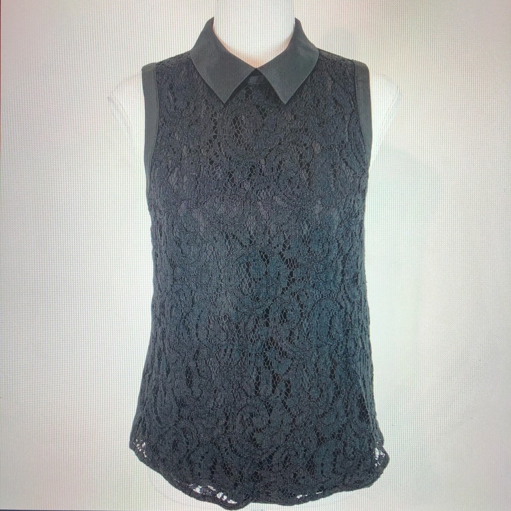 Ann Taylor Lace Sleeveless Top